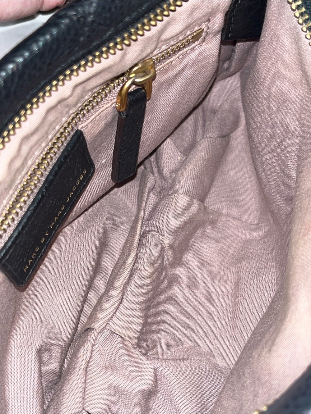 Marc by Marc Jacobs Black Quilted Pebbled Leather Crossbody - Picture 9 of 15